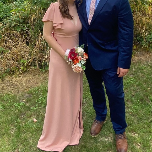 Birdy Grey Bridesmaid Dress Dusty Rose - Picture 2 of 2